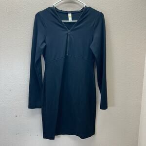 Lole Babe Dress size XS black casual‎ comfortable dress Bodycon LBD Zipper